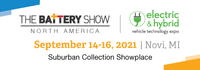 Novi Battery Show 2021 logo